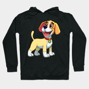 Cute Happy dog Hoodie